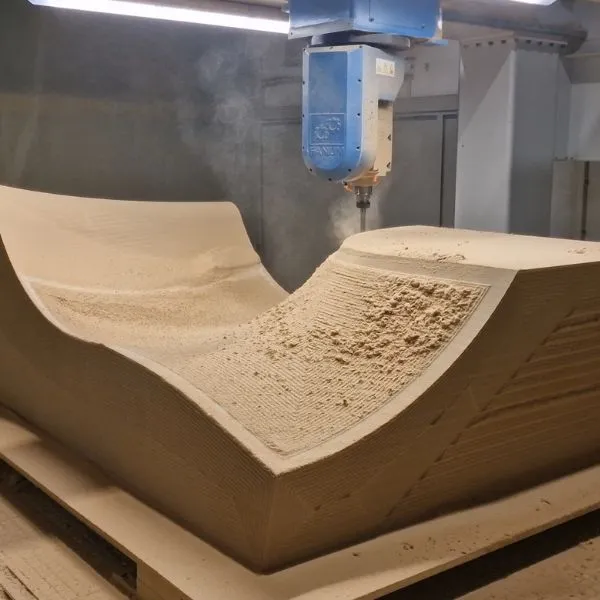 Forma kompozytowa z laminatu wykonana na podstawie modelu CNC – technologia 4CTS